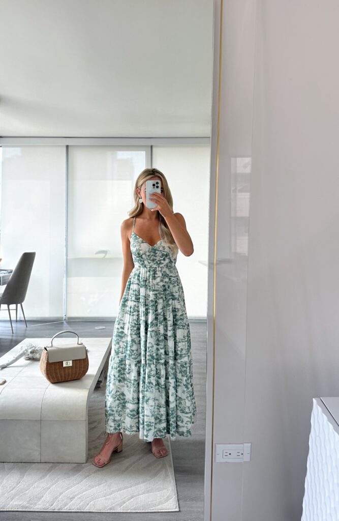 print maxi dress